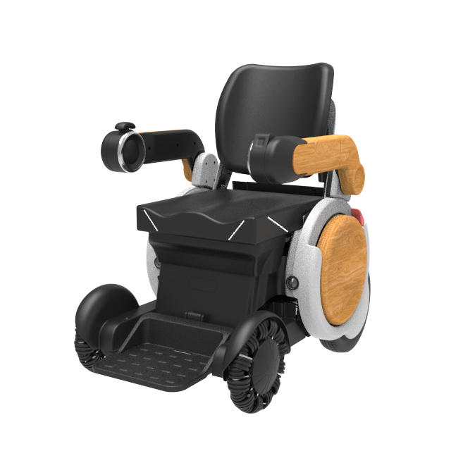 Chaise électrique tout terrain pour adulte confortable avec roue omnidirectionnelle SECURE